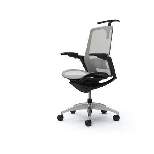 ■OKAMURA フィノラチェア ハイバック 座メッシュ〔品番:C786ASF1E3〕【5088361:0】[送料別途見積り][法人・事業所限定][外直送][店頭受取不可]