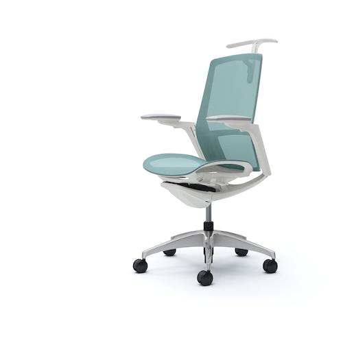 ■OKAMURA フィノラチェア ハイバック 座メッシュ〔品番:C786CWF1E6〕【5088598:0】[送料別途見積り][法人・事業所限定][外直送][店頭受取不可]