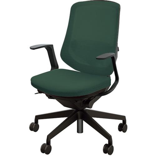 ■NAIKI 事務用チェア〔品番:SLENB513FBPDGR〕【5089784:0】[送料別途見積り][法人・事業所限定][外直送][店頭受取不可]