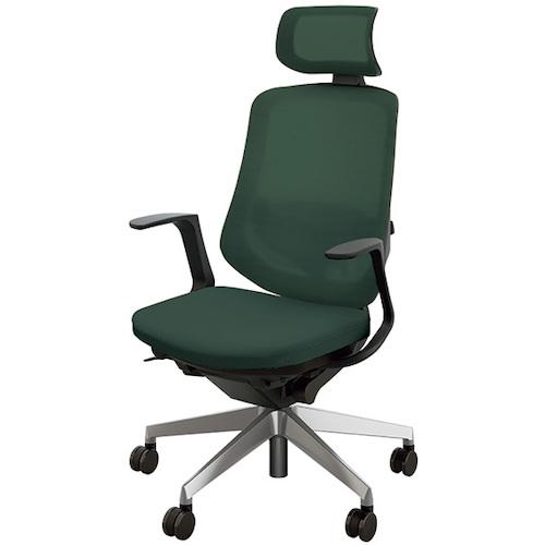 ■NAIKI 事務用チェア〔品番:SLENB515AFBPDGR〕【5092919:0】[送料別途見積り][法人・事業所限定][外直送][店頭受取不可]