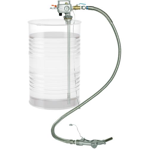 ■アクアシステム 吐出専用 エア式ドラムポンプ 溶剤・薬品 (加圧式)〔品番:APD25ASN〕【5095191:0】[法人・事業所限定][直送元][店頭受取不可]