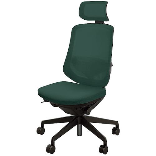 ■NAIKI 事務用チェア〔品番:SLENB514FBPDGR〕【5096084:0】[送料別途見積り][法人・事業所限定][外直送][店頭受取不可]