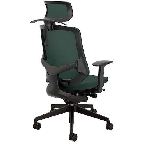 ■NAIKI 事務用チェア〔品番:SLENB515FAHPDGR〕【5097715:0】[送料別途見積り][法人・事業所限定][外直送][店頭受取不可]