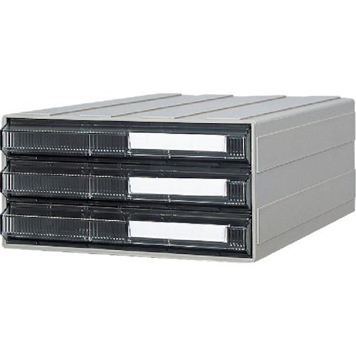 ■サカセ ビジネスカセッター A4タイプ 引出3段〔品番:A4243〕【5100178:0】[店頭受取不可]