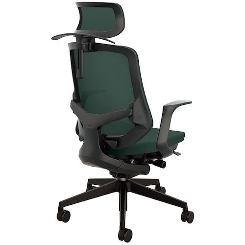 ■NAIKI 事務用チェア〔品番:SLENB515FHPDGR〕【5100843:0】[送料別途見積り][法人・事業所限定][外直送][店頭受取不可]