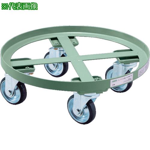 ■TRUSCO 円形台車 全周ガイド型 荷重300kg 台寸Φ610〔品番:RC300〕【5100887:0】[送料別途見積り][法人・事業所限定][直送][店頭受取不可]