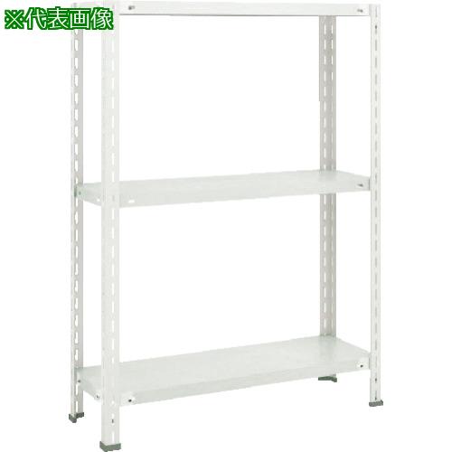 ■TRUSCO スチールラック 軽量棚 中棚ボルトレス型1800X300X1200 3段 ネオグレー〔品番:L46V13〕【5108098:0】[直送DS][店頭受取不可]｜ホームセンターバロー　店