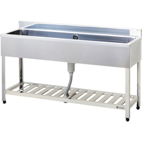 ■アズマ 一槽シンク(ホース付) 1500&times;450&times;800〔品番:KP11500〕【5111366:0】[法人・事業所限定][直送元][店頭受取不可]｜ホームセンターバロー　店