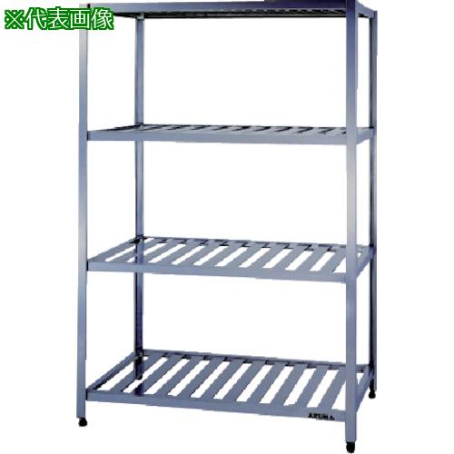 ■アズマ パンラック四段スノコ板付 580&times;430&times;1800〔品番:KR600〕【5112052:0】[法人・事業所限定][直送元][店頭受取不可]｜ホームセンターバロー　店
