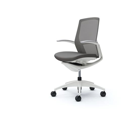 ■OKAMURA フィノラチェア ミドルバック 座クッション〔品番:C743WWF1H2〕【5118641:0】[送料別途見積り][法人・事業所限定][外直送][店頭受取不可]