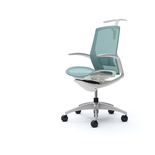 ■OKAMURA フィノラチェア ミドルバック 座メッシュ〔品番:C742BZF1E6〕【5118653:0】[送料別途見積り][法人・事業所限定][外直送][店頭受取不可]