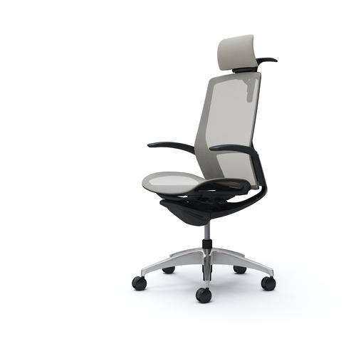 ■OKAMURA フィノラチェア EXハイバック 座メッシュ〔品番:C74BBRF1E3〕【5118715:0】[送料別途見積り][法人・事業所限定][外直送][店頭受取不可]
