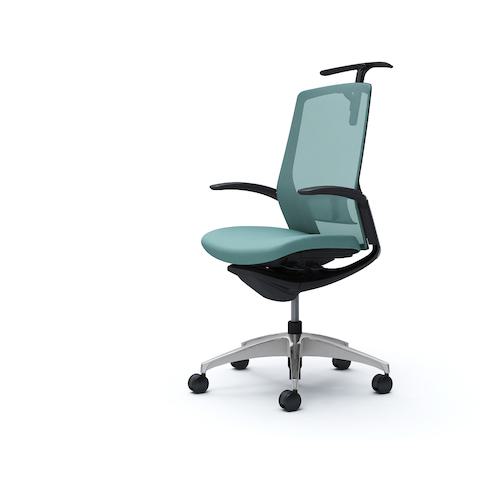 ■OKAMURA フィノラチェア ハイバック 座クッション〔品番:C748BSF1G6〕【5118754:0】[送料別途見積り][法人・事業所限定][外直送][店頭受取不可]