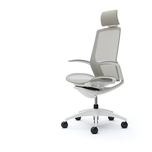 ■OKAMURA フィノラチェア EXハイバック 座メッシュ〔品番:C74AWWF1E3〕【5118775:0】[送料別途見積り][法人・事業所限定][外直送][店頭受取不可]