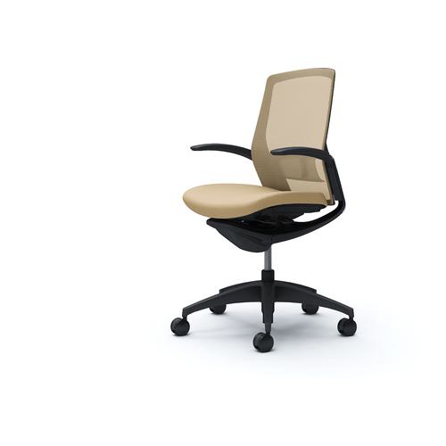 ■OKAMURA フィノラチェア ミドルバック 座クッション〔品番:C743MSF1G7〕【5120263:0】[送料別途見積り][法人・事業所限定][外直送][店頭受取不可]