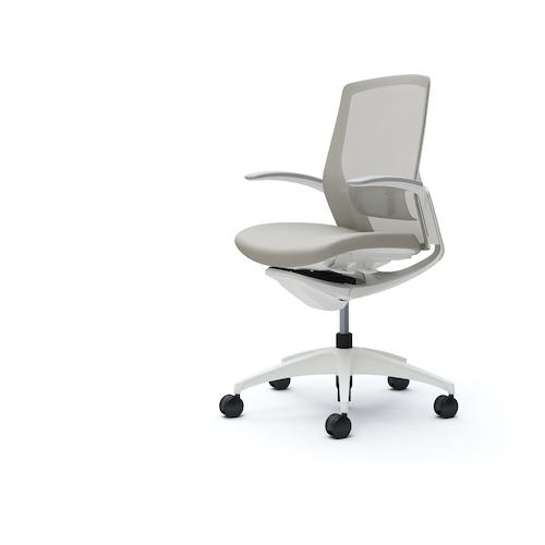 ■OKAMURA フィノラチェア ミドルバック 座クッション〔品番:C743WZF1G3〕【5121875:0】[送料別途見積り][法人・事業所限定][外直送][店頭受取不可]