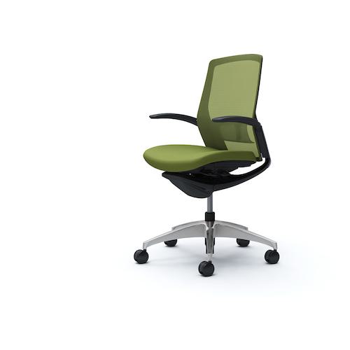 ■OKAMURA フィノラチェア ミドルバック 座クッション〔品番:C743BSF1G5〕【5121891:0】[送料別途見積り][法人・事業所限定][外直送][店頭受取不可]｜ホームセンターバロー　店