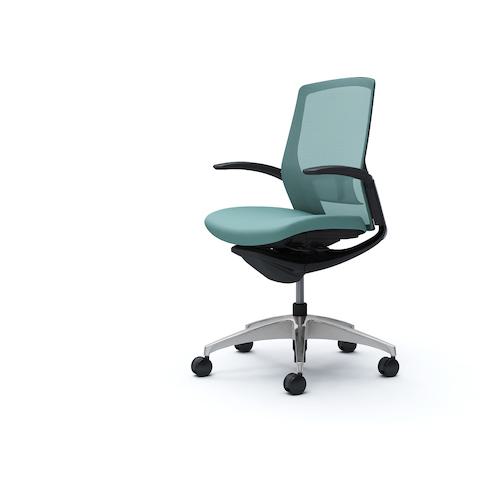 ■OKAMURA フィノラチェア ミドルバック 座クッション〔品番:C743BSF1G6〕【5121907:0】[送料別途見積り][法人・事業所限定][外直送][店頭受取不可]｜ホームセンターバロー　店