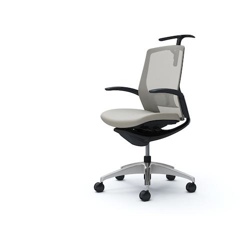 ■OKAMURA フィノラチェア ミドルバック 座クッション〔品番:C744BSF1G3〕【5121936:0】[送料別途見積り][法人・事業所限定][外直送][店頭受取不可]