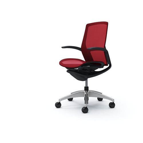 ■OKAMURA フィノラチェア ミドルバック 座メッシュ〔品番:C741ARF1E9〕【5123394:0】[送料別途見積り][法人・事業所限定][外直送][店頭受取不可]｜ホームセンターバロー　店