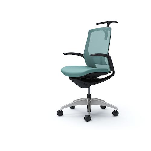 ■OKAMURA フィノラチェア ミドルバック 座クッション〔品番:C744BSF1G6〕【5123457:0】[送料別途見積り][法人・事業所限定][外直送][店頭受取不可]｜ホームセンターバロー　店
