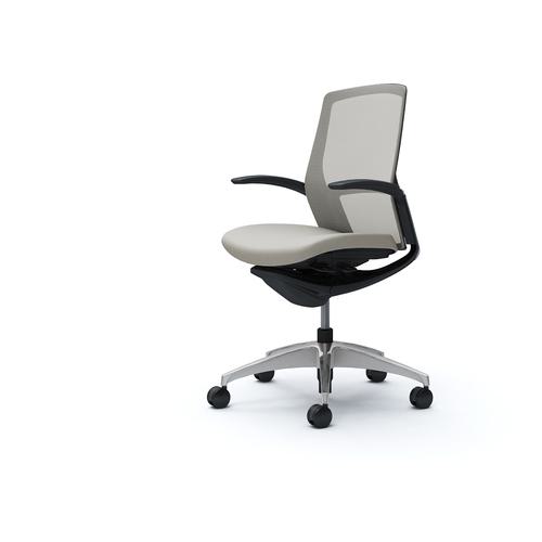 ■OKAMURA フィノラチェア ミドルバック 座クッション〔品番:C743BRF1G3〕【5123487:0】[送料別途見積り][法人・事業所限定][外直送][店頭受取不可]｜ホームセンターバロー　店 77,198円