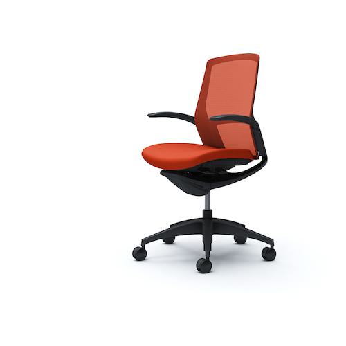 ■OKAMURA フィノラチェア ミドルバック 座クッション〔品番:C743MRF1H8〕【5126595:0】[送料別途見積り][法人・事業所限定][外直送][店頭受取不可]