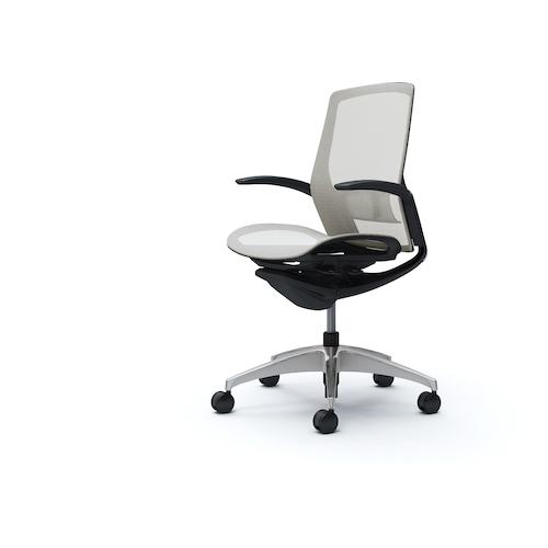 ■OKAMURA フィノラチェア ミドルバック 座メッシュ〔品番:C741ASF1E2〕【5128154:0】[送料別途見積り][法人・事業所限定][外直送][店頭受取不可]