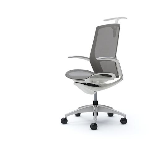 ■OKAMURA フィノラチェア ハイバック 座メッシュ〔品番:C746BWF1F2〕【5129790:0】[送料別途見積り][法人・事業所限定][外直送][店頭受取不可]