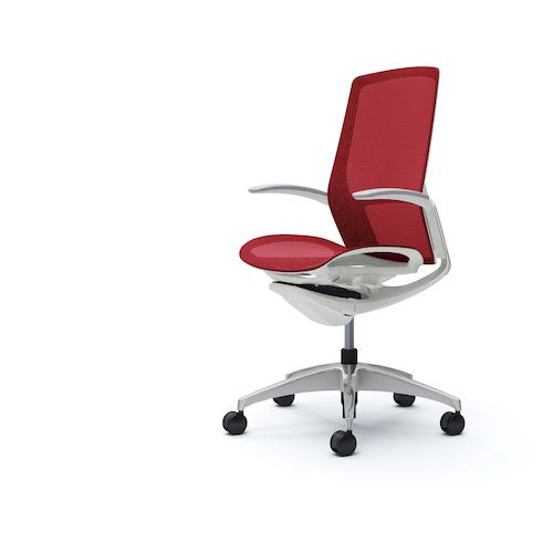 ■OKAMURA フィノラチェア ハイバック 座メッシュ〔品番:C745CWF1E9〕【5131433:0】[送料別途見積り][法人・事業所限定][外直送][店頭受取不可]