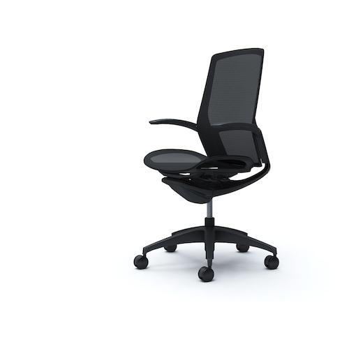 ■OKAMURA フィノラチェア ハイバック 座メッシュ〔品番:C745MRF1E1〕【5131435:0】[送料別途見積り][法人・事業所限定][外直送][店頭受取不可]