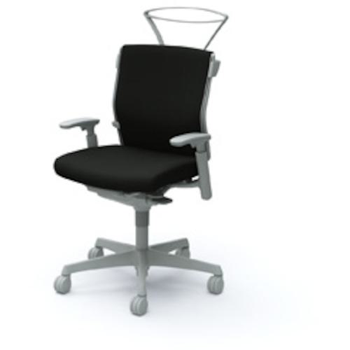 ■OKAMURA エスクードチェアローバック〔品番:C484GRFFW1〕【5132477:0】[送料別途見積り][法人・事業所限定][外直送][店頭受取不可]