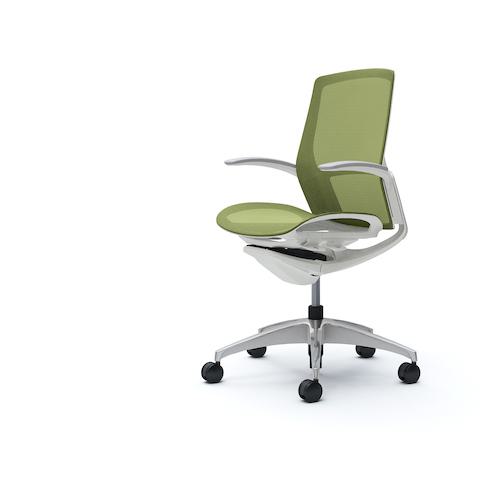 ■OKAMURA フィノラチェア ミドルバック 座メッシュ〔品番:C741CWF1E5〕【5132868:0】[送料別途見積り][法人・事業所限定][外直送][店頭受取不可]