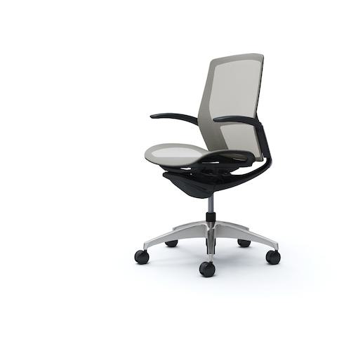 ■OKAMURA フィノラチェア ミドルバック 座メッシュ〔品番:C741BRF1E3〕【5136035:0】[送料別途見積り][法人・事業所限定][外直送][店頭受取不可]