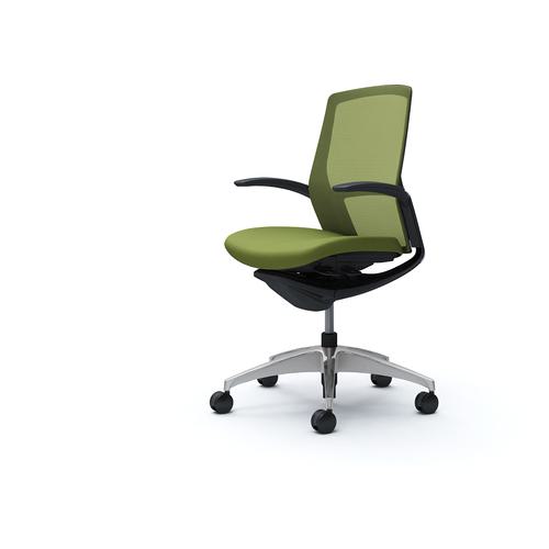 ■OKAMURA フィノラチェア ミドルバック 座クッション〔品番:C743ARF1G5〕【5137647:0】[送料別途見積り][法人・事業所限定][外直送][店頭受取不可]