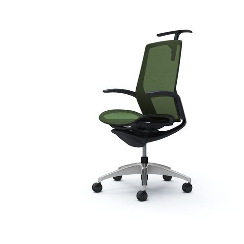 ■OKAMURA フィノラチェア ハイバック 座メッシュ〔品番:C746BRF1F5〕【5137744:0】[送料別途見積り][法人・事業所限定][外直送][店頭受取不可]｜ホームセンターバロー　店