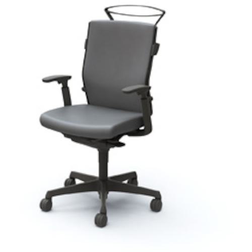 ■OKAMURA エスクードチェアハイバックハイバック〔品番:C496ZRPB24〕【5138867:0】[送料別途見積り][法人・事業所限定][外直送][店頭受取不可]