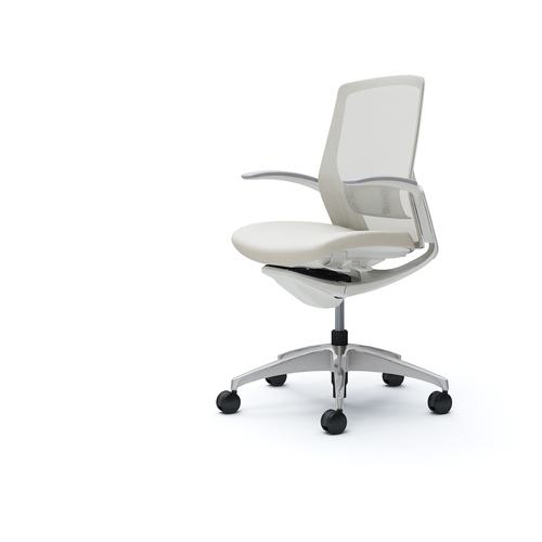 ■OKAMURA フィノラチェア ミドルバック 座クッション〔品番:C743CZF1G2〕【5140767:0】[送料別途見積り][法人・事業所限定][外直送][店頭受取不可]