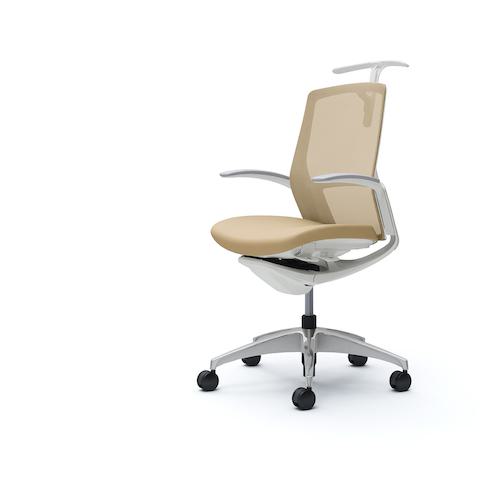 ■OKAMURA フィノラチェア ミドルバック 座クッション〔品番:C744CWF1G7〕【5142395:0】[送料別途見積り][法人・事業所限定][外直送][店頭受取不可]｜ホームセンターバロー　店