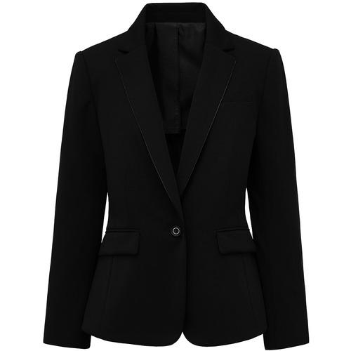 ■GROW テーラードジャケット レディース 事務服 ブラック 09〔品番:GJAL2165B909〕【5205099:0】[送料別途見積り][掲外取寄][店頭受取不可]