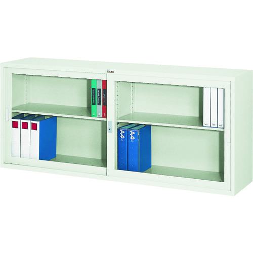 ■TRUSCO スタンダード書庫(A4判D400)ガラス引違W1760XH750〔品番:FJG40G7W〕【5206677:0】[法人・事業所限定][直送元][店頭受取不可]