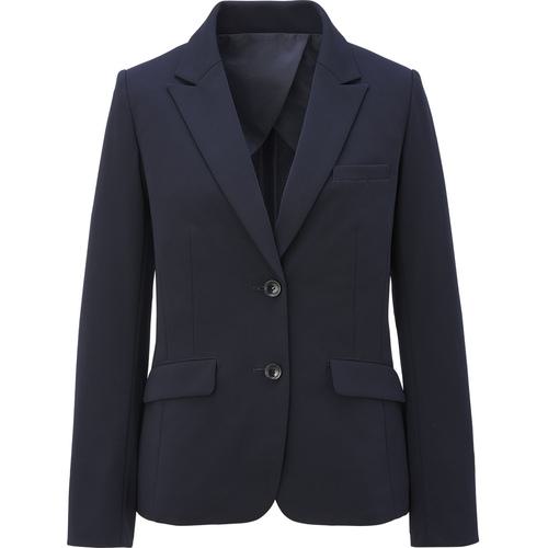■GROW テーラードジャケット レディース 事務服 ネイビー 07〔品番:GJAL2051K307〕【5208187:0】[送料別途見積り][掲外取寄][店頭受取不可]