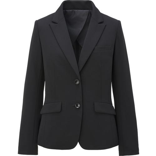 ■GROW テーラードジャケット レディース 事務服 ブラック 13〔品番:GJAL2051B913〕【5222326:0】[送料別途見積り][掲外取寄][店頭受取不可]