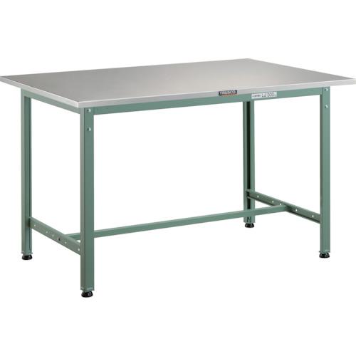 ■TRUSCO 軽荷重作業台(300kg)AE型 900X754XH740 ステンレス張り グリーン色〔品番:AE0975SUS〕【5222605:0】[法人・事業所限定][直送元][店頭受取不可] 48,708円