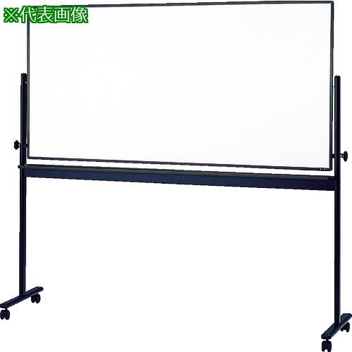 ■TRUSCO 回転ボード 両面仕様 白X白暗線 900X1200 ブロンズ枠〔品番:WRG314SABL〕【5223521:0】[法人・事業所限定][直送元][店頭受取不可]｜ホームセンターバロー　店