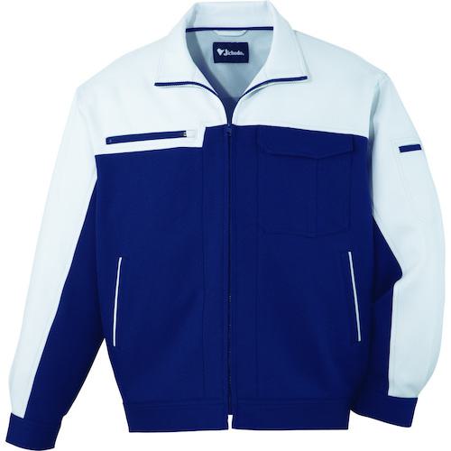 ■自重堂 ブルゾン ネービー×シルバー 5L〔品番:823005405L〕【5289268:0】[送料別途見積り][掲外取寄][店頭受取不可]