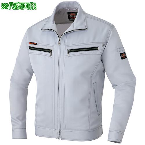 ■アイトス 長袖ダブルジップブルゾン アジトスタンダード シルバーグレー 5L〔品番:AZ114020035L〕【5293887:0】[送料別途見積り][掲外取寄][店頭受取不可]