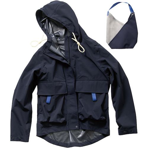 ■Makku 防滴ビッグポケットレインパーカー M ネイビー〔品番:AS63013〕【5299776:0】[送料別途見積り][掲外取寄][店頭受取不可]