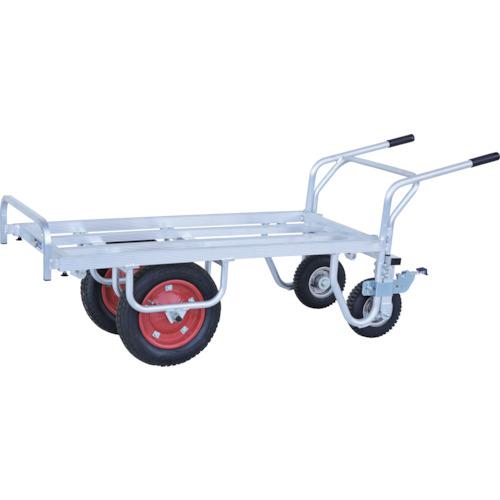 ■HARAX コン助 補助輪付き 13×3Tエアー入りタイヤ 積載面1130~1330×535〔品番:CN65DW64TR〕【5303996:0】[法人・事業所限定][外直送元][店頭受取不可]