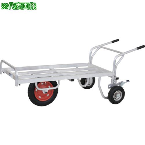 ■HARAX コン助 補助輪付き 13×3Nノーパンクタイヤ 積載面1130~1330×535〔品番:CN65DN64TR〕【5304004:0】[法人・事業所限定][外直送元][店頭受取不可] 31,675円